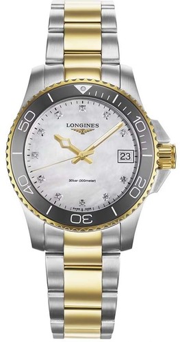 Longines L33703876 HydroConquest 32MM נשים יהלומים לונג'ין יבואן רשמי