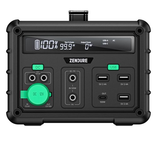 תחנת כח ניידת SUPERBASE 1000 + פאנל סולארי מתקפל  ZENDURE