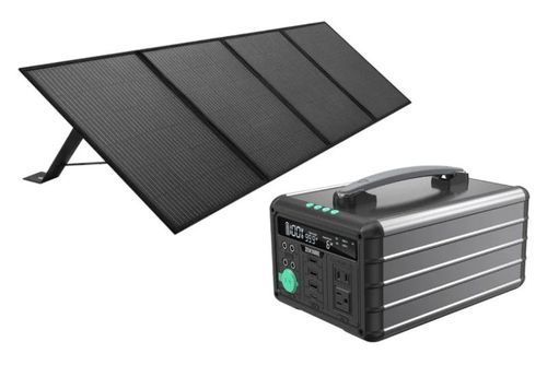 תחנת כח ניידת SUPERBASE 1000 + פאנל סולארי מתקפל  ZENDURE