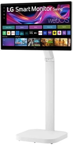 מסך מחשב עם מסך מגע 31.5'' LG Smart Monitor Swing 32U889SA-W UHD IPS 60Hz 5ms - צבע לבן