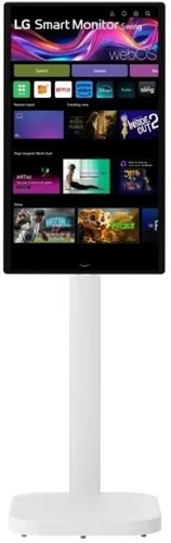 מסך מחשב עם מסך מגע 31.5'' LG Smart Monitor Swing 32U889SA-W UHD IPS 60Hz 5ms - צבע לבן