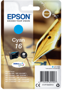 ראש דיו כחול מקורי epson C13T16224012 16