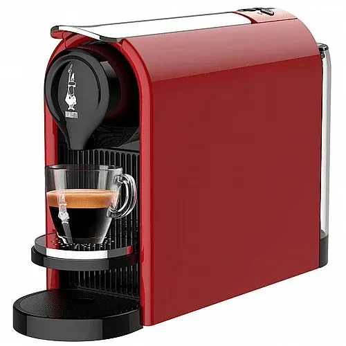 מכונת קפה Bialetti Gioia Plus אדומה קומפקטית לקפסולות