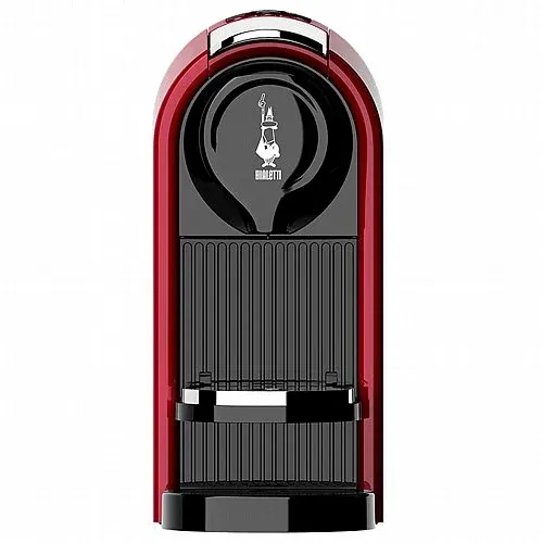 מכונת קפה Bialetti Gioia Plus אדומה עם כוס אספרסו מוכן
