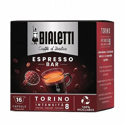 קפסולות קפה Bialetti Torino 16 יחידות