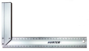 זוית נגרים רחבה מקצועית מאלומיניום Hunter 400mm הנטר