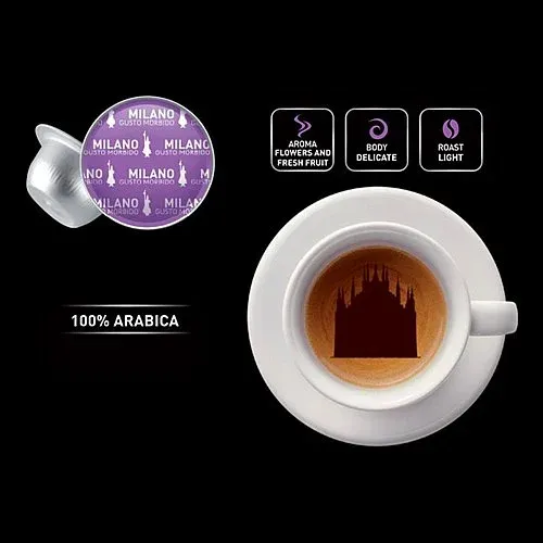 קפסולת אלומיניום Bialetti Milano מקרוב