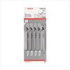 סט 5 משוריות עץ ארוכות עם זווית גב BOSCH