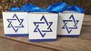 מזכרות מעוצבות - 50 קופסאות קוביה מרובעות דגם מגן דוד - אידיאלי למילוי מתוק - 2.5 ש''ח ליח'!!!