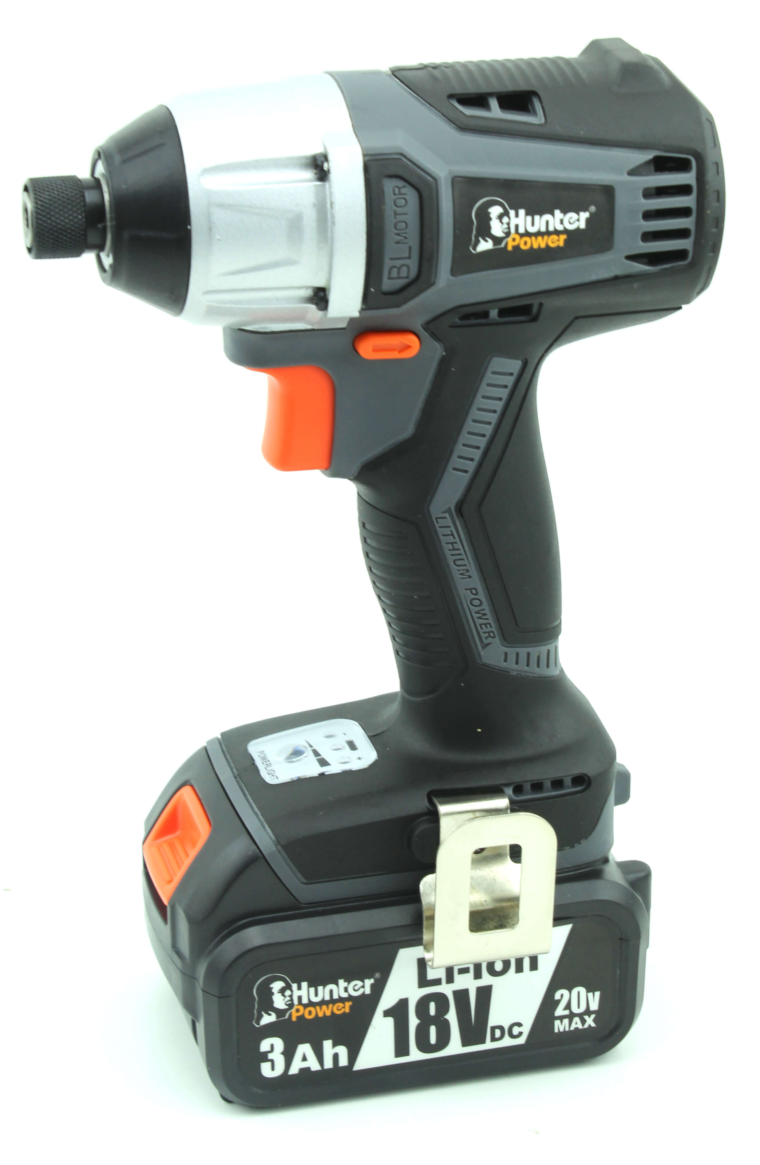 אימפקט ליתיום Brushless 3Ah 18V במזוודה