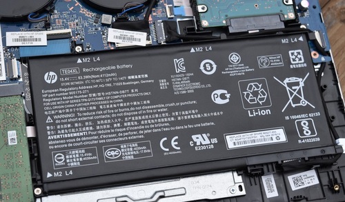 סוללה מקורית פנימית למחשב נייד HP PRO OMEN 15 - TE03XL TE04XL