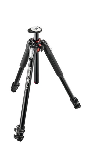 חצובת Manfrotto MK055XPRO3 עם ראש Manfrotto 3-way