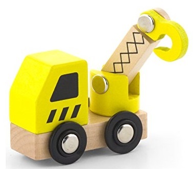 סט 6 מכוניות מעץ - בניה ועבודות עפר