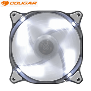 מאוורר מארז עם תאורה לבנה Cougar CFD White Led 120mm