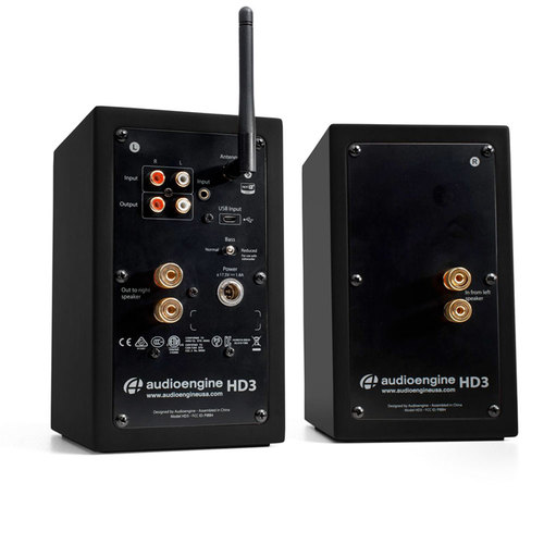 HD3 רמקול מוגבר אלחוטי צבע עץ מושחר מבית Audioengine