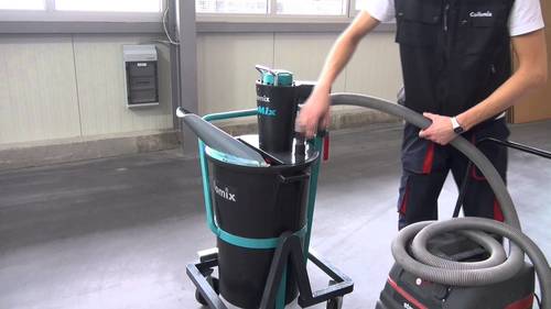 מערבל אוטומטי לריצוף אפוקסי דגם LEVMIX לערבוב אופטימלי של חומרי מילוי, צבע ורכיבים מתפלסים