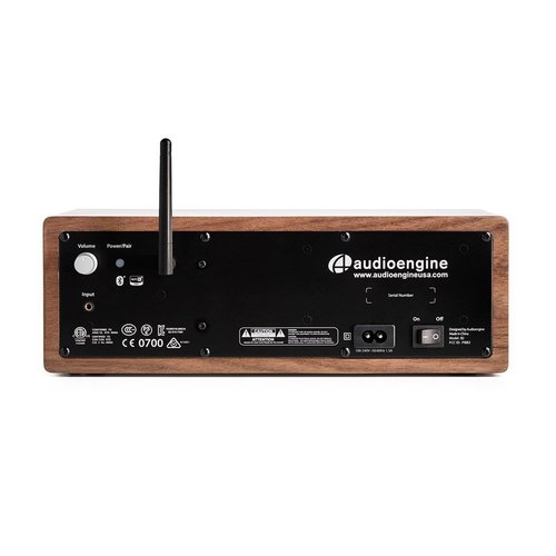 B2 רמקול אלחוטי מוגבר בגימור עץ אגוז מבית Audioengine