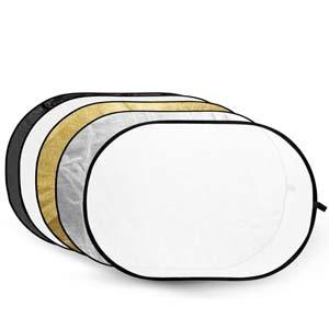 Godox Collapsible 5-in-1 Reflector Disc 100X150cm RFT-05 - ריפלקטור