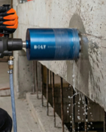 כוס קידוח יהלום מקצועית 152 ממ '' 6 1/4X400 BOLT מקט -BLTDM152