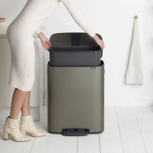 פח פדל 60 ליטר, פלטינום Bo ברבניטה | Brabantia