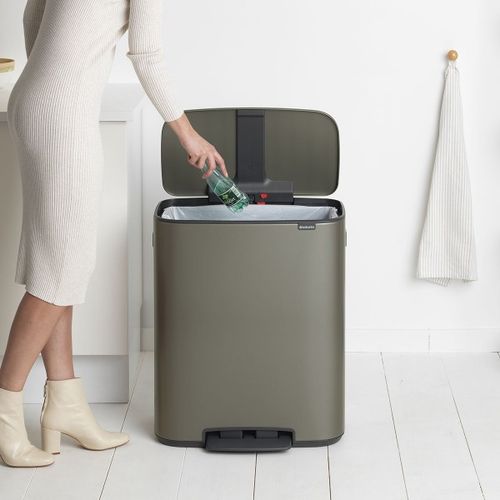 פח פדל 60 ליטר, פלטינום Bo ברבניטה | Brabantia