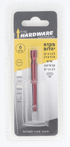 מקדח יהלום 6 מ