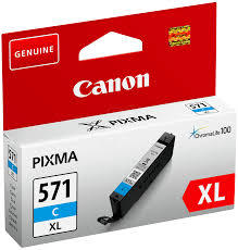 ראש דיו כחול מקורי Canon CLI-571CXL 