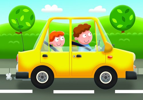 הפאזל הראשון שלי - 4 פאזלים לפעוטות כלי התחבורה