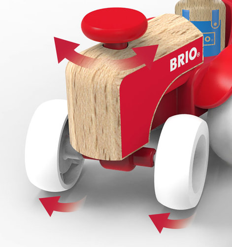 סט טרקטור חווה עם דמויות 4 חלקים מעץ 30265