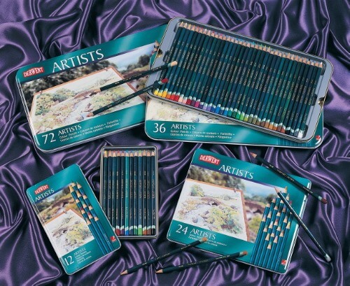 סט 12 עפרונות צבעוניים 'ארטיסט' DERWENT ARTIST 32092