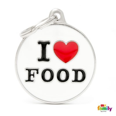 תג שם I LOVE FOOD