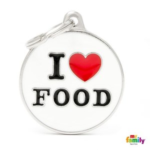תג שם I LOVE FOOD