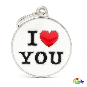 תג שם I LOVE YOU