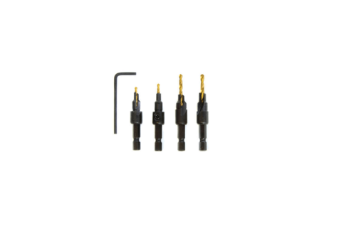 סט שקענים עם חיבור מהיר למברגה 4 יח' HARDWARE