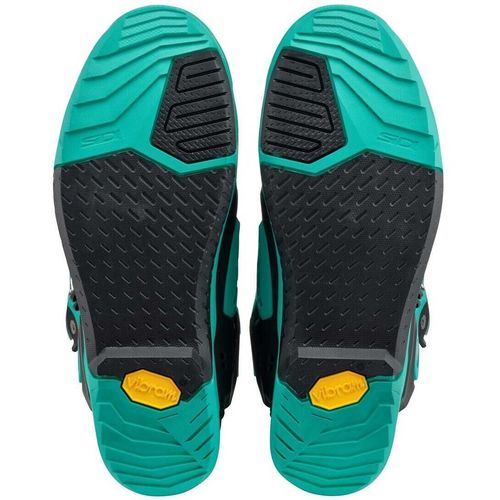 מגף רכיבה סידי שחור / טורקיז - SIDI CROSSAIR BOOTS