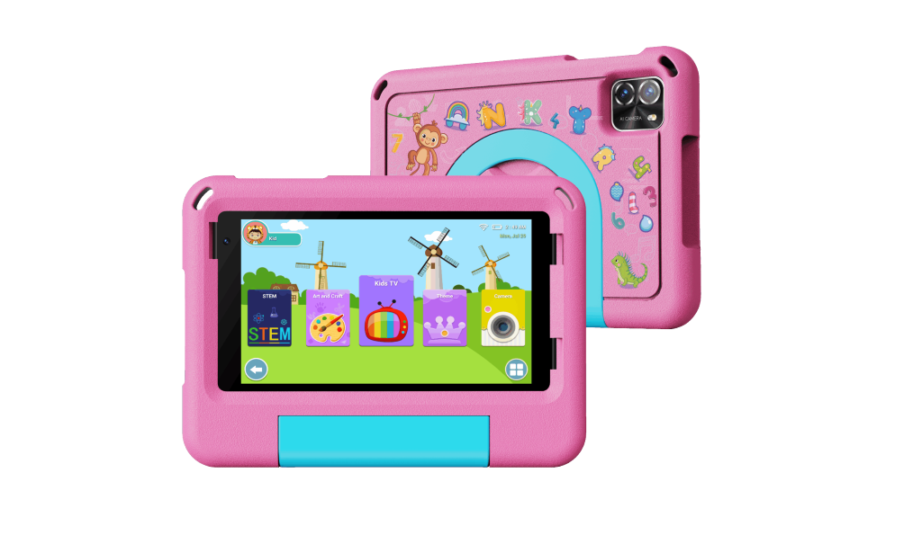 טאבלט לילדים סליידר דגם  SLIDER Kids S800 8" LTE - ורוד