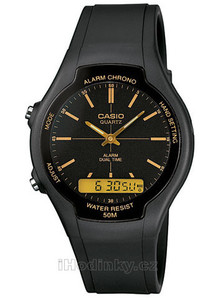 CASIO AW-90H-9E אנלוגי-דיגיטלי