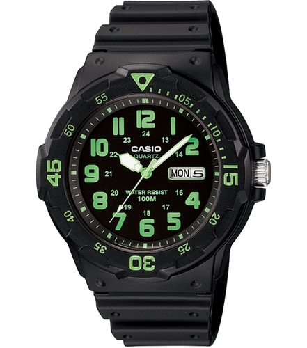 CASIO MRW-200H-3B מספרים ברורים צלילה 100 מטר 