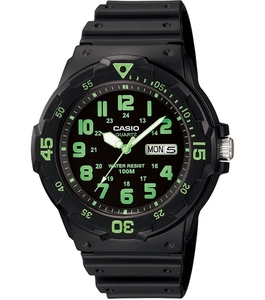 CASIO MRW-200H-3B מספרים ברורים צלילה 100 מטר
