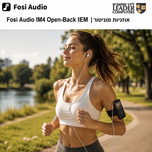 Fosi Audio IM4 Open-Back IEM Hi-Fi Earphones - אוזניות מוניטור תוך-אוזן פתוחות