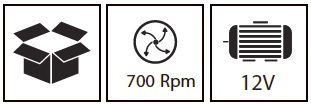 מברגה נטענת HUNTER 100311-002 12V 