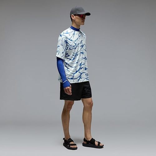 חולצת טי ALL WAVE BLUE/WHITE