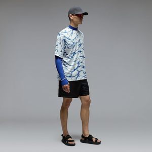 חולצת טי ALL WAVE BLUE/WHITE