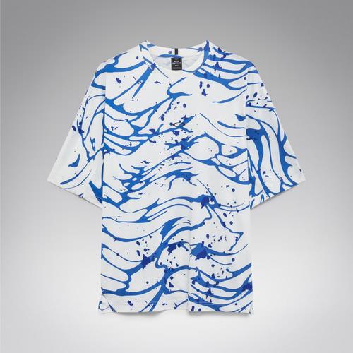 חולצת טי ALL WAVE BLUE/WHITE