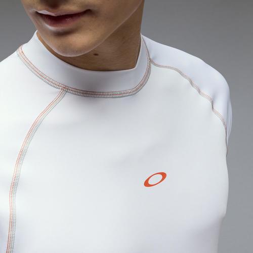 חולצה נגד שמש שרוול קצר VENTURA RASHGUARD WHITE
