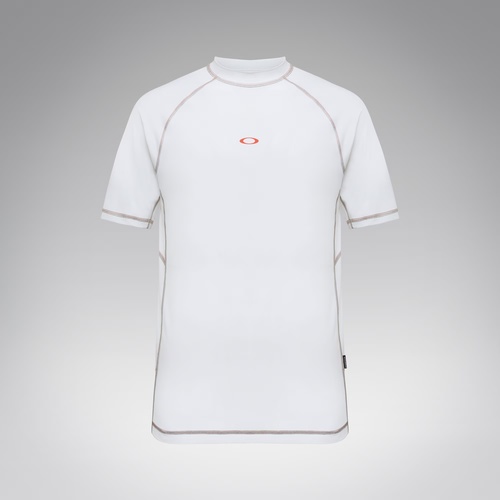 חולצה נגד שמש שרוול קצר VENTURA RASHGUARD WHITE