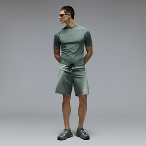 חולצה נגד שמש שרוול קצר VENTURA RASHGUARD GREEN