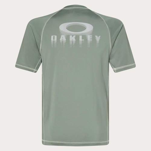 חולצה נגד שמש שרוול קצר VENTURA RASHGUARD GREEN