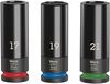 סט בוקסות אימפקט לגלגל 1/2 מ"מ 3יח' בפאוץ' Wheel Impaktor C מבית WERA