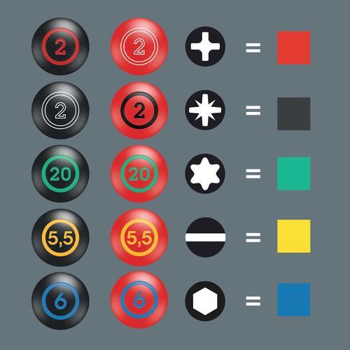 סט מברגים 14 יח' לאופניים במעמד WERA